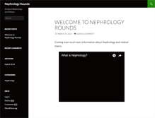 Tablet Screenshot of nephrologyrounds.org